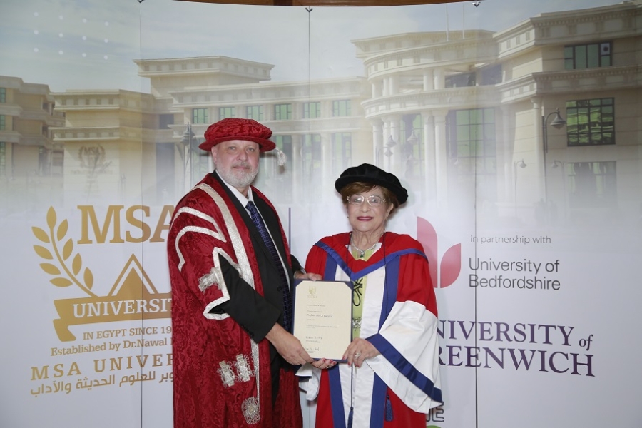 Congratulations to Prof. Nawal El Degwi – Honorary Doctorate