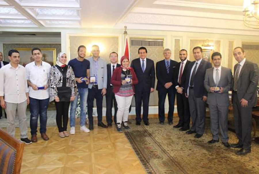 The honor of the Minister of Higher Education to MSA Engineering Students