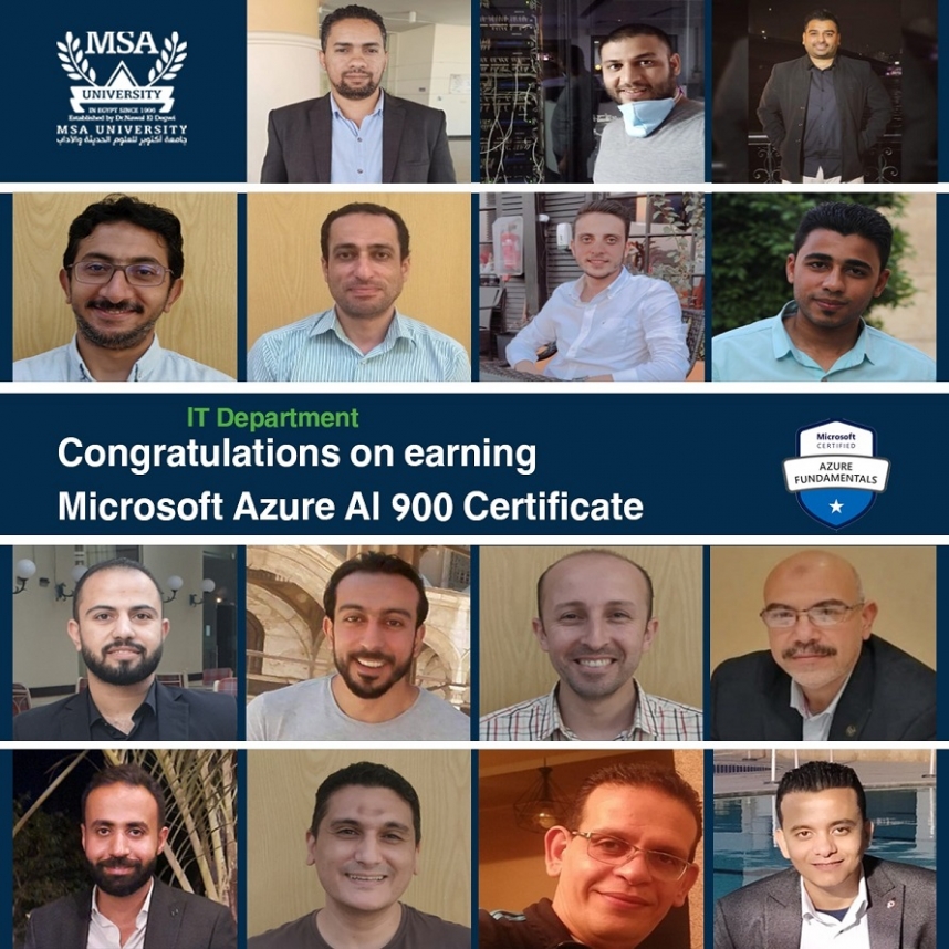 IT Department Microsoft Azure 900 AI certification