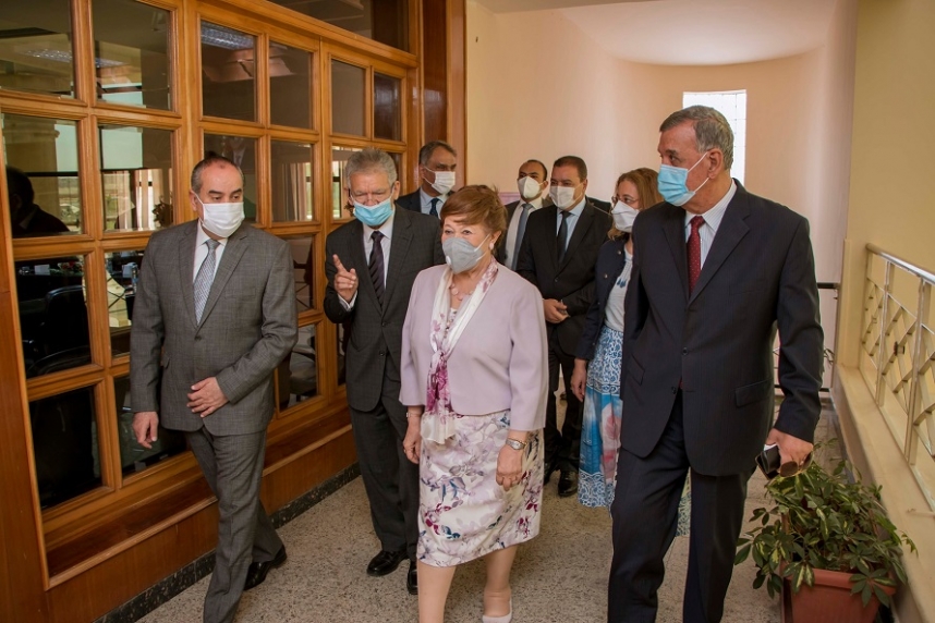 The Minister of Civil Aviation Visits MSA University